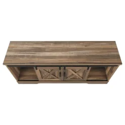 TV Stand with Sliding Doors 60