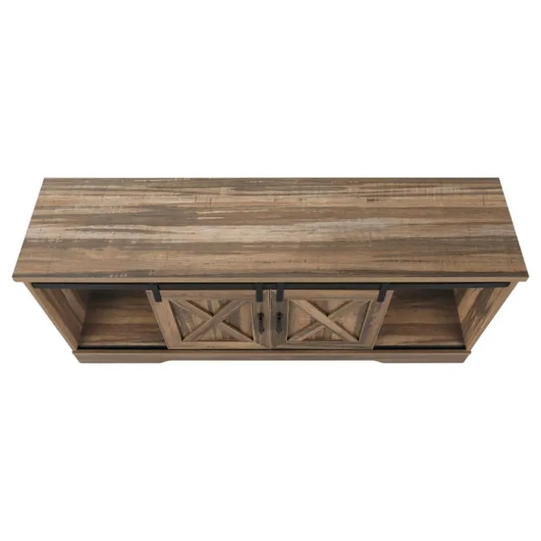 TV Stand with Sliding Doors 60" - Monarch