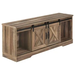 TV Stand with Sliding Doors 60