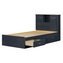 Twin Bed with 3-Drawer Storage and Headboard (39") - South Shore