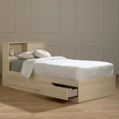 Twin Bed with 3-Drawer Storage and Headboard (39") - South Shore