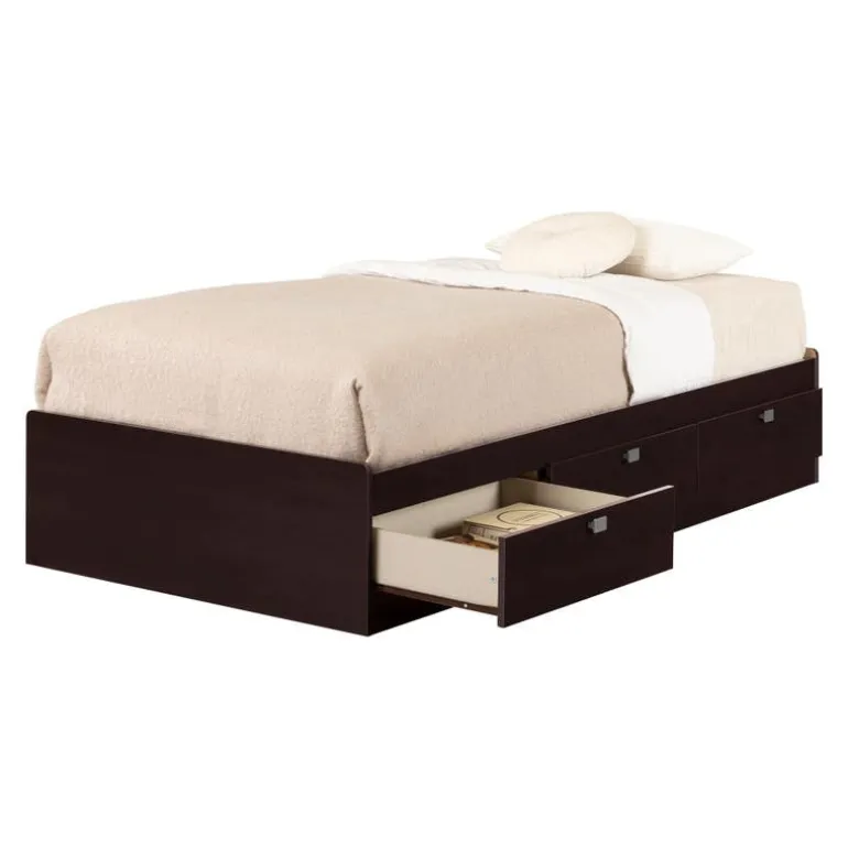 Twin Bed with 3-Drawer Storage (39'') - South Shore