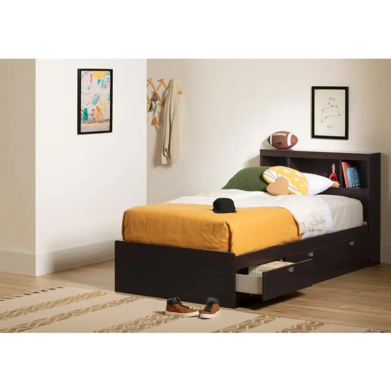 Twin Bed with 3-Drawer Storage (39'') - South Shore