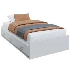 Twin Bed with 3-Drawer Storage (39")