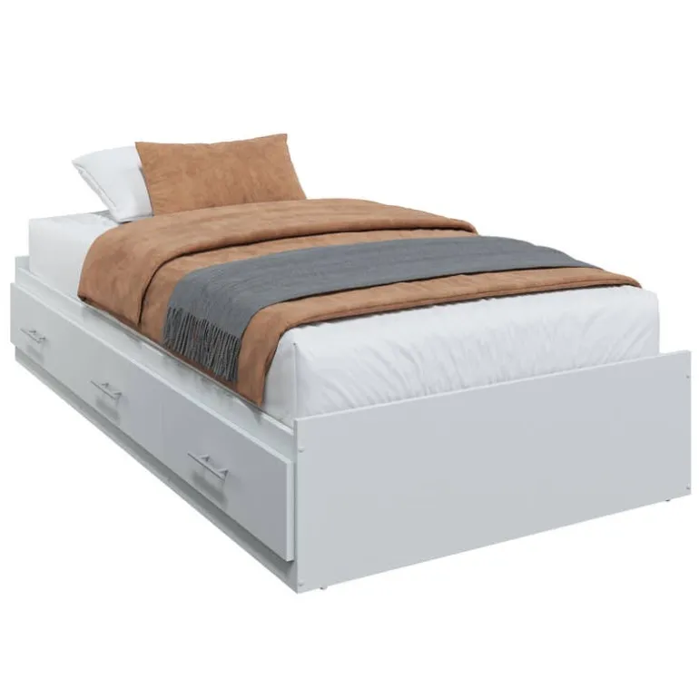 Twin Bed with 3-Drawer Storage (39")
