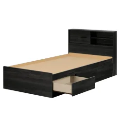 Twin Bed with 3-Drawer Storage and Headboard (39