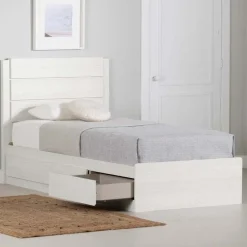 Twin Bed with 3-Drawer Storage and Headboard (39") - South Shore