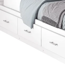 Twin Bed with 3-Drawer Storage, Headboard and Dresser (39