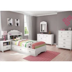 Twin Bed with 3-Drawer Storage and Headboard (39") - South Shore