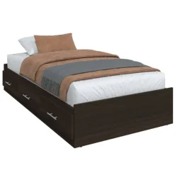 Twin Bed with 3-Drawer Storage, Headboard and Dresser (39")