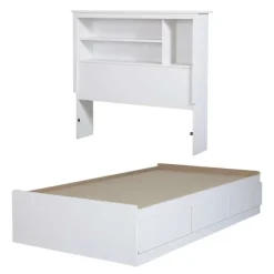 Twin Bed with 3-Drawer Storage and Headboard (39") - South Shore