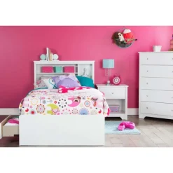 Twin Bed with 3-Drawer Storage and Headboard (39") - South Shore