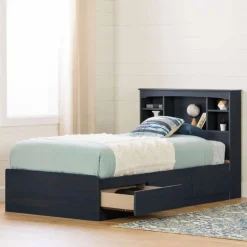 Twin Bed with 3-Drawer Storage and Headboard (39") - South Shore