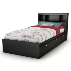 Twin Bed with 3-Drawer Storage and Headboard (39") - South Shore