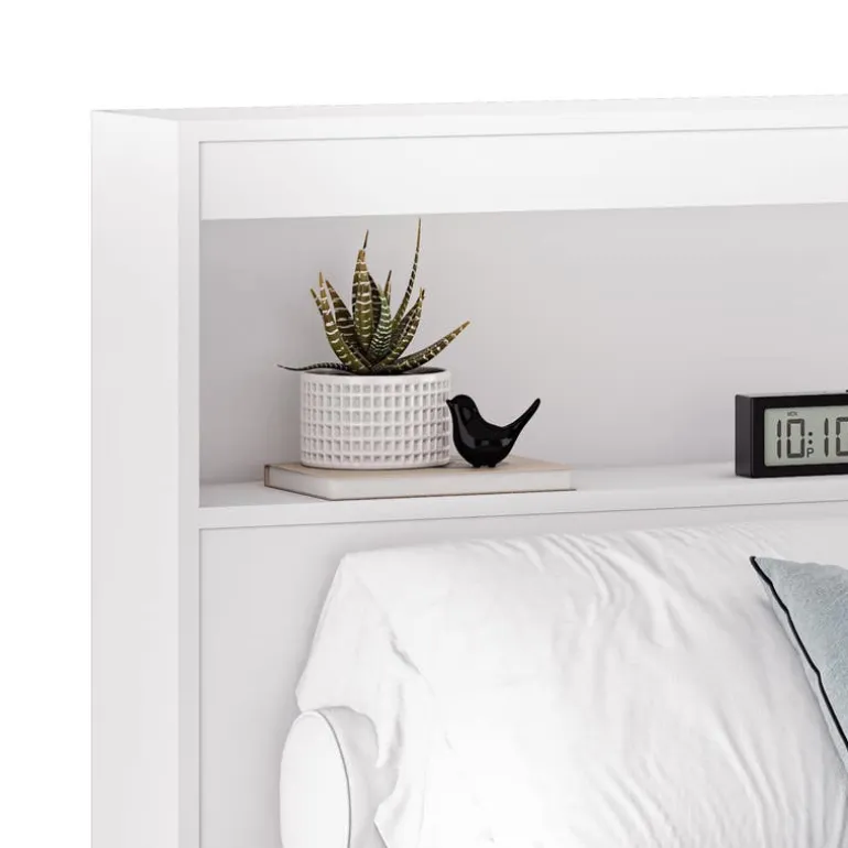 Twin Bed with 3-Drawer Storage and Headboard (39")