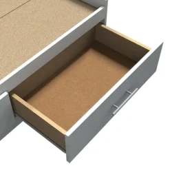 Twin Bed with 3-Drawer Storage and Headboard (39