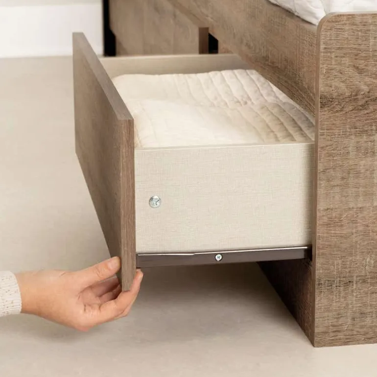 Twin Bed with 3-Drawer Storage and Headboard (39") - South Shore