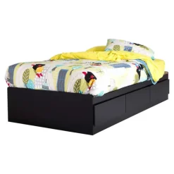 Twin Bed With 3-Drawer Storage (39
