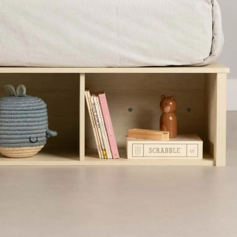 Twin Bed with Storage and Baskets (39") - South Shore