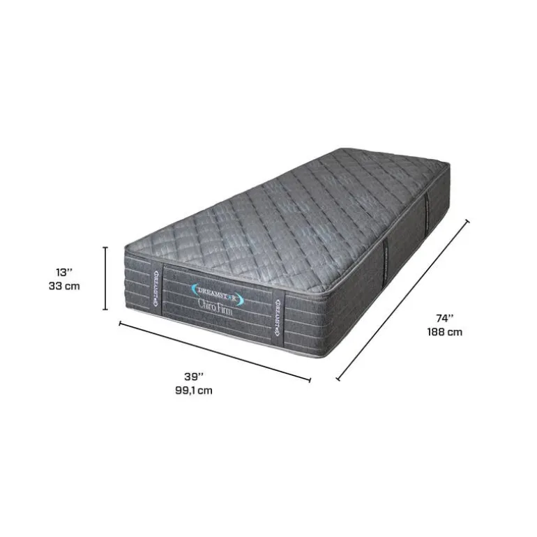Twin Firm Mattress with Pocket Coils - 39"