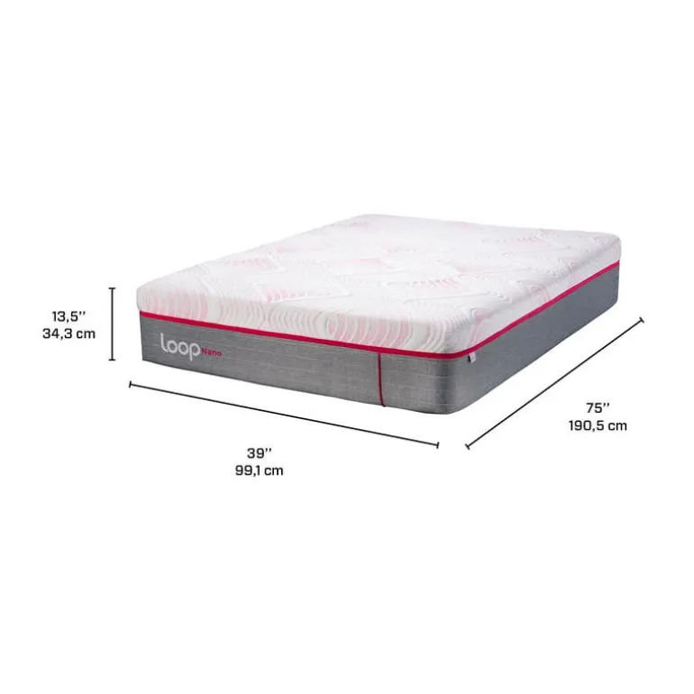 Twin Firm Mattress-in-a-Boxwith Pocket Nanocoils - 39"