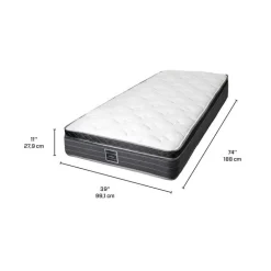 Twin Medium-Firm Mattress with Springs - 39
