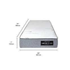 Twin Medium-FirmFoam Mattress-in-a-Box - 39
