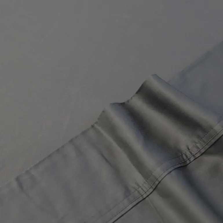 Twin XL Bamboo Bed Sheet Set - Charcoal Grey