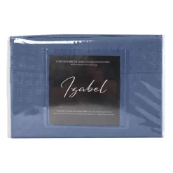 Twin XL Microfibre Bed Sheet Set - Blue
