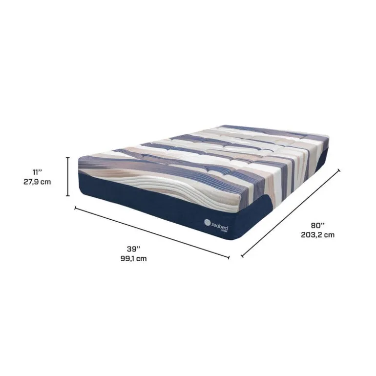Twin XL Plush Mattresswith Pocket Coils - 39" x 80"