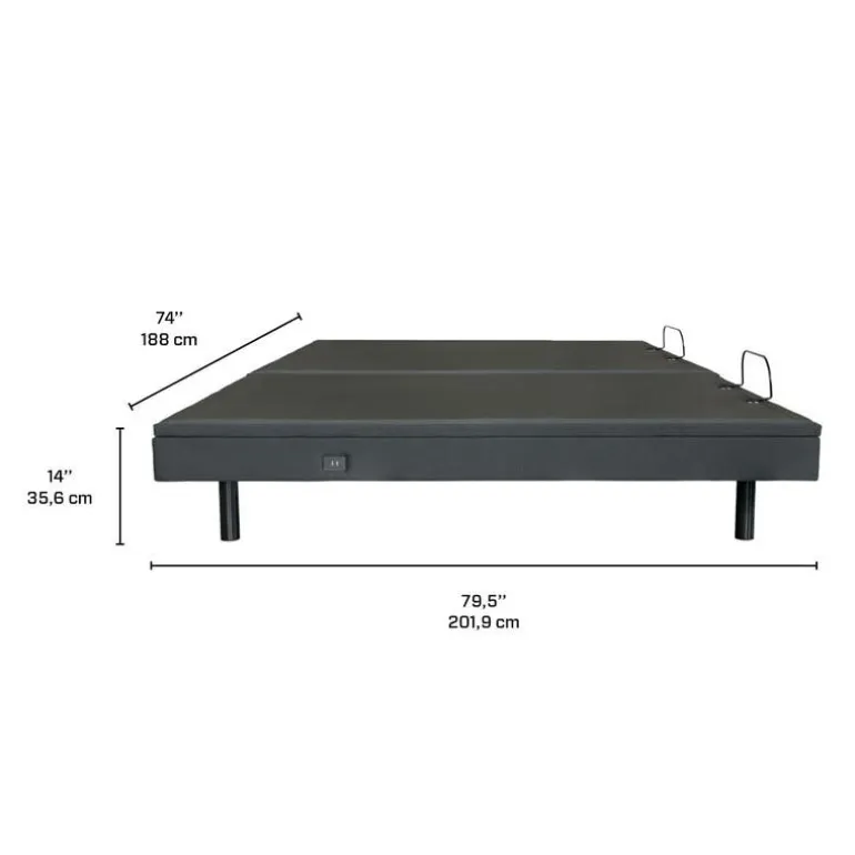 Two Twin XL Electric Bases - 2x 39" x 80"