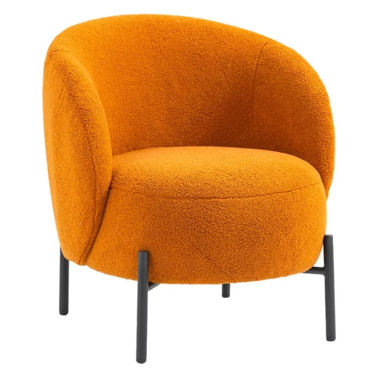 Upholstered Chair - Caramel