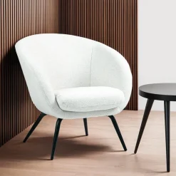Upholstered Chair - White
