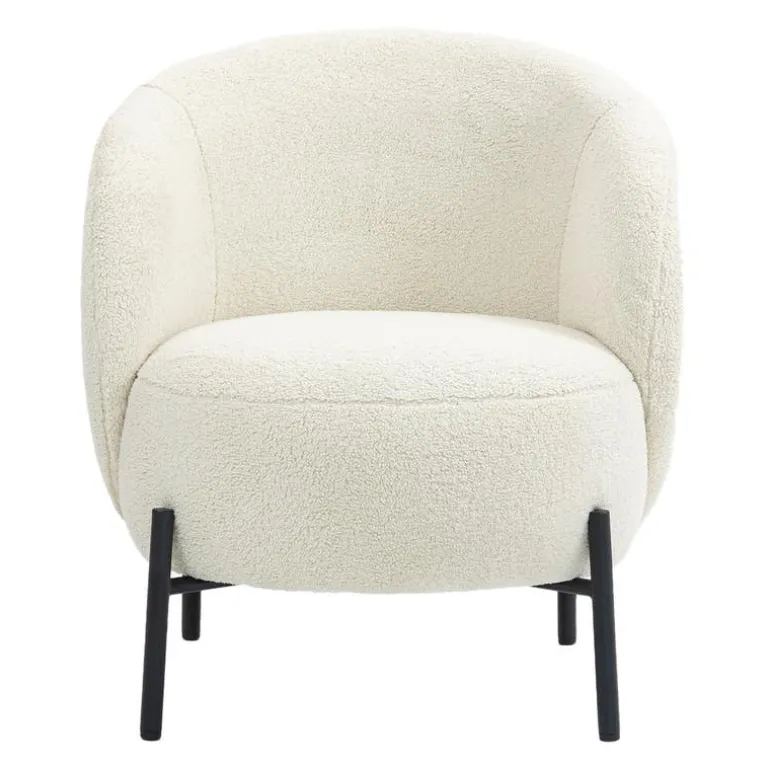 Upholstered Chair - White