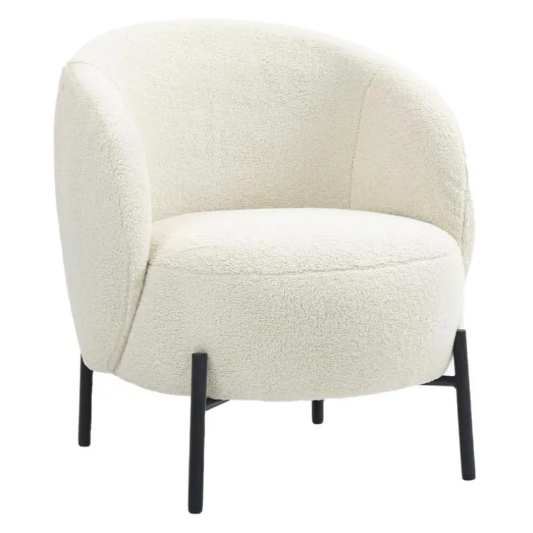 Upholstered Chair - White