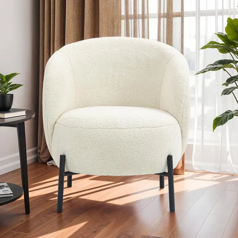 Upholstered Chair - White