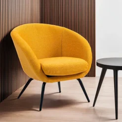 Upholstered Chair - Yellow