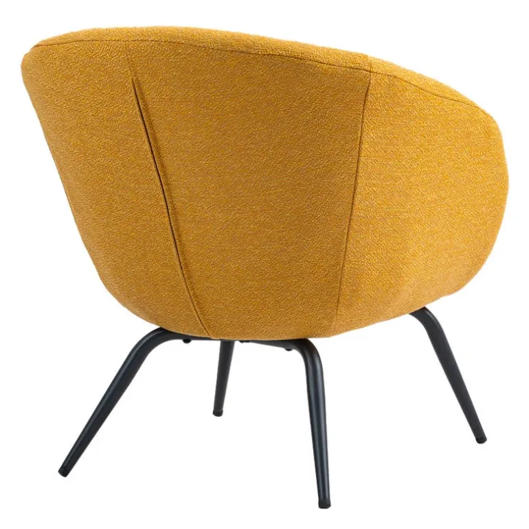 Upholstered Chair - Yellow
