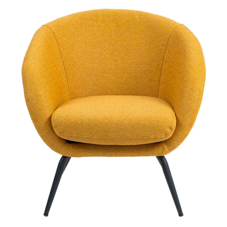 Upholstered Chair - Yellow
