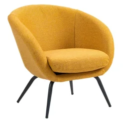 Upholstered Chair - Yellow