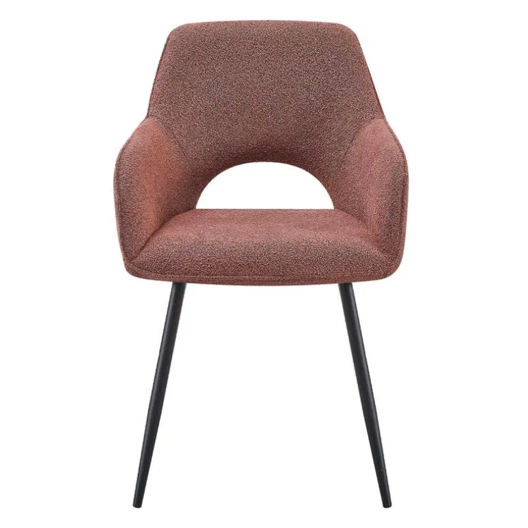 Upholstered Chairs (Set of 2) - Rust