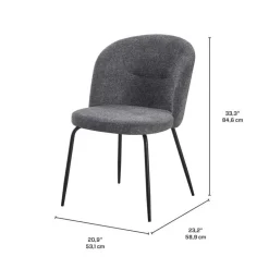 Upholstered Chairs (Set of 2) - Grey