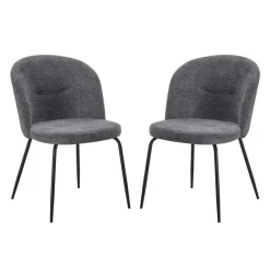 Upholstered Chairs (Set of 2) - Grey