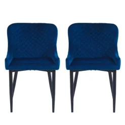 Upholstered Chairs (Set of 2) - Blue