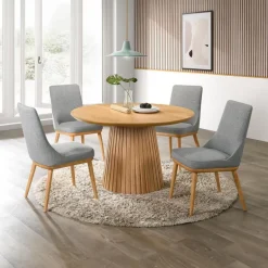 Upholstered Chairs (Set of 2) - Grey