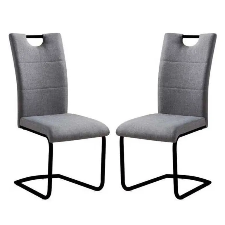 Upholstered Chairs (Set of 2) - Grey