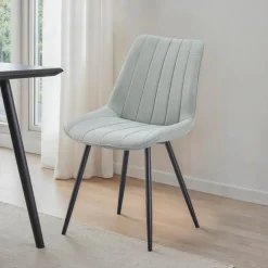 Upholstered Chairs (Set of 2) - Grey