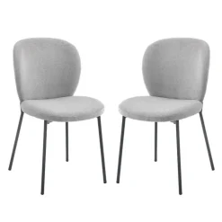 Upholstered Chairs (Set of 2) - Grey