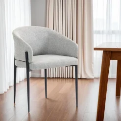 Upholstered Chairs (Set of 2) - Grey