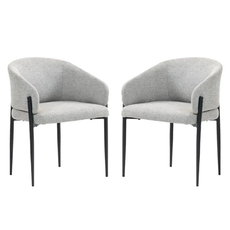 Upholstered Chairs (Set of 2) - Grey